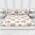 Carmel 100 % Cotton Satin 220 TC Fitted Sheet Set With 2 Pillow Cover - 1